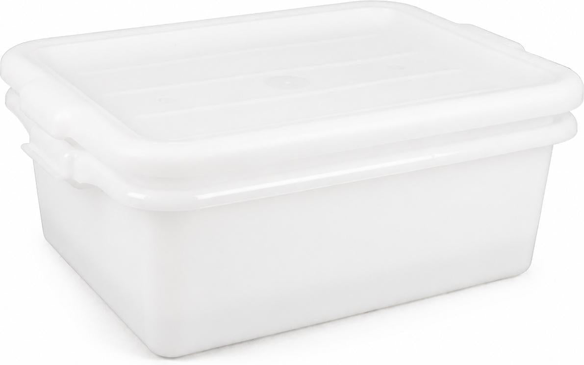 Vollrath - Traex® Drain Box Set in White, Recessed Lid - 1507-C05