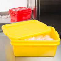 Vollrath - Traex® Drain Box Set in Yellow, Recessed Lid - 1507-C08