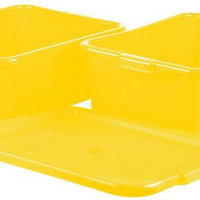 Vollrath - Traex® Drain Box Set in Yellow, Recessed Lid - 1507-C08