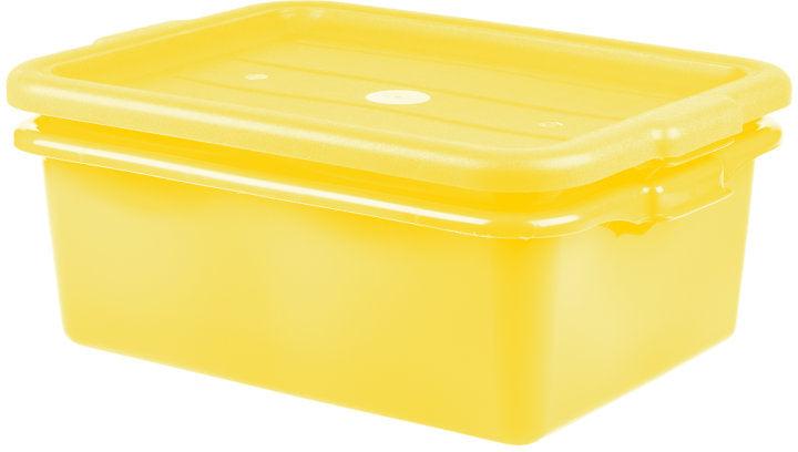 Vollrath - Traex® Drain Box Set in Yellow, Recessed Lid - 1507-C08