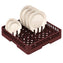 Vollrath - Traex® Full-Size Plate Rack, Plate and Tray, Peg Height 2.875 in Burgundy - TR3-21