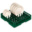 Vollrath - Traex® Full-Size Plate Rack, Plate and Tray, Peg Height 2.875 in Green - TR3-19