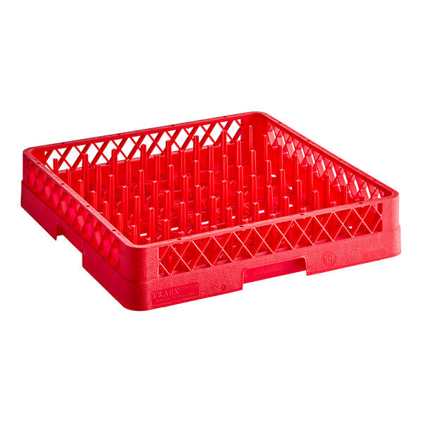 Vollrath - Traex® Full-Size Plate Rack, Plate and Tray, Peg Height 2.875 in Red - TR3-02