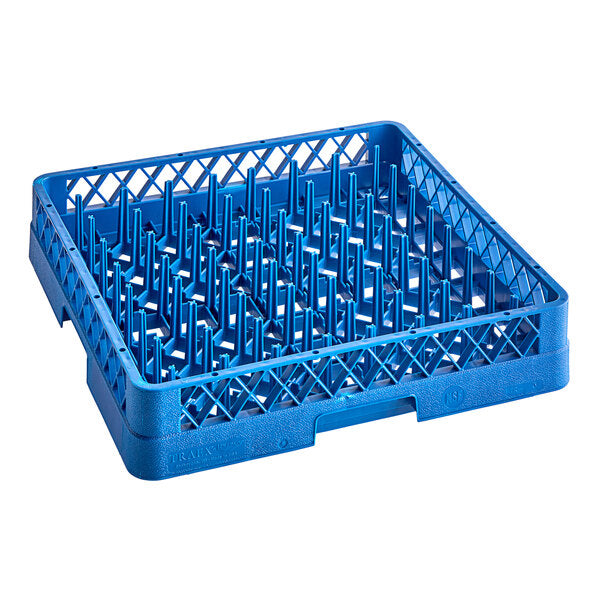 Vollrath - Traex® Full-Size Plate Rack, Plate and Tray, Peg Height 2.875 in Royal Blue - TR3-44