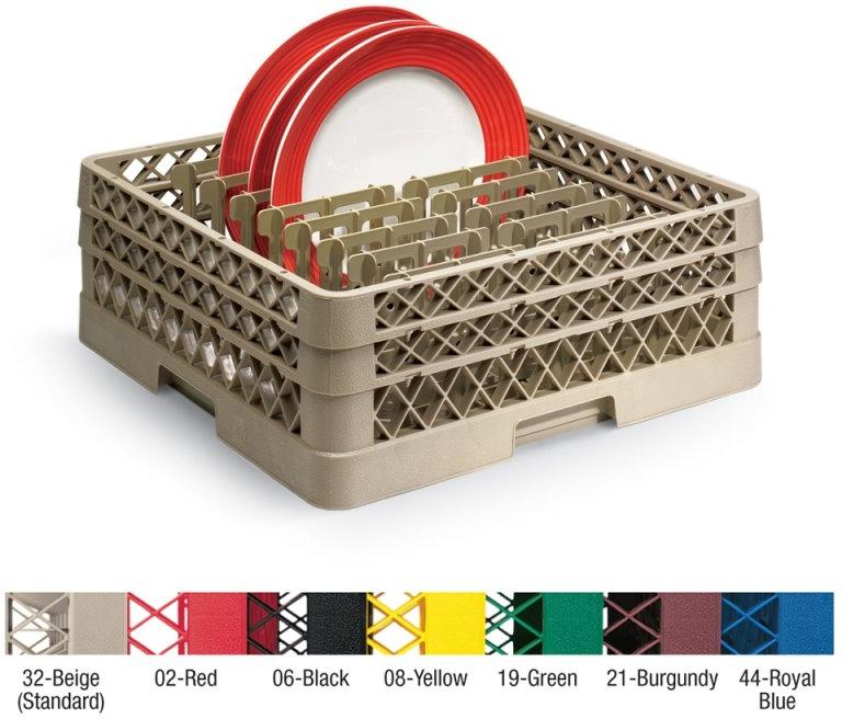 Vollrath - Traex® Full-Size Plate Racks, 7-Compartment - TR3AAP16