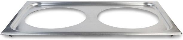 Vollrath - Two-Opening Adapter Plate for 7 ¼-Quart Insets - 19192