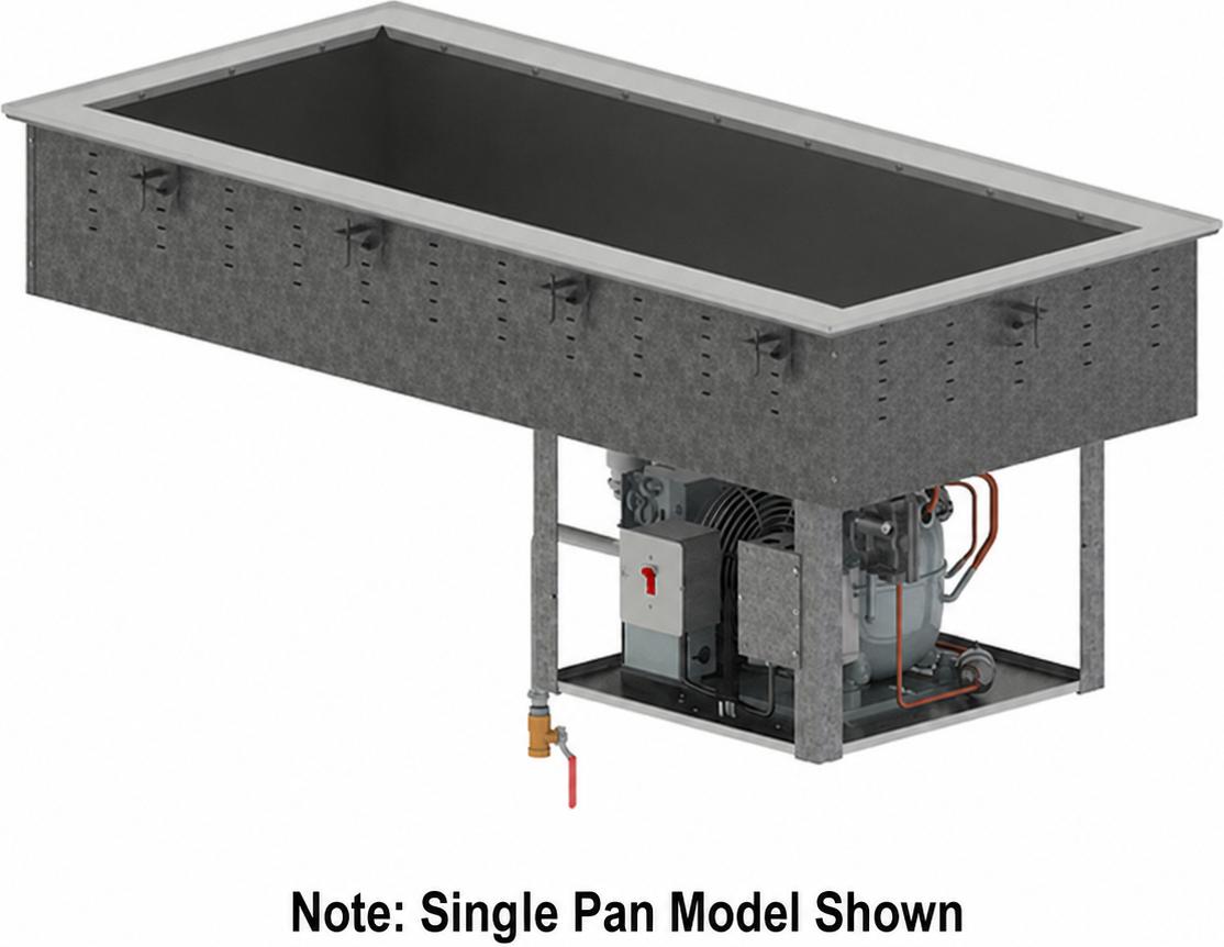 Vollrath - Two Pan Refrigerated Drop-In Cold Food Well - FC-4CP-02120-R