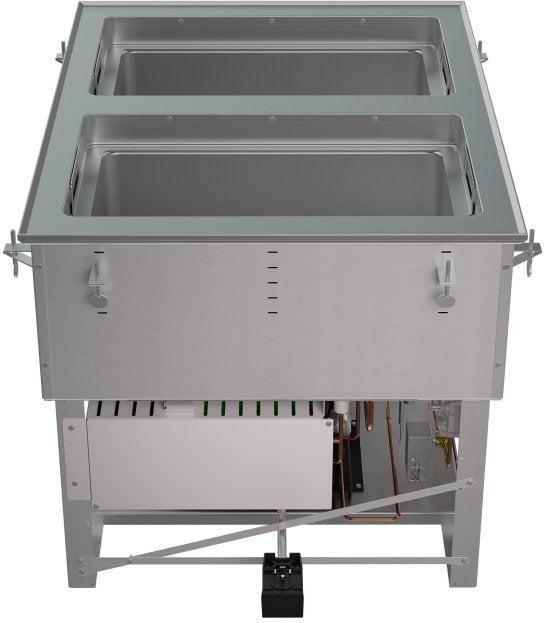 Vollrath - Two-Well 208–240V Hot, Cold, Frozen Drop-In Unit with Auto Drain - FC-HCF-02208-AD