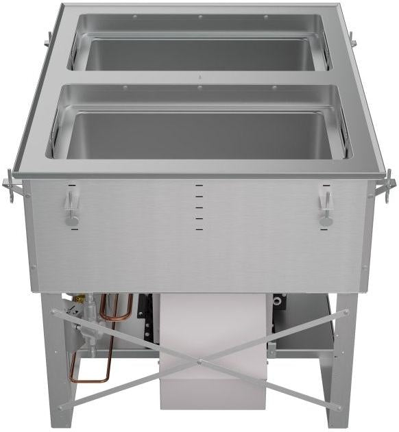 Vollrath - Two-Well 208–240V Hot, Cold, Frozen Drop-In Unit with Auto Drain - FC-HCF-02208-AD