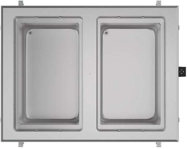 Vollrath - Two-Well 208–240V Hot, Cold, Frozen Drop-In Unit with Auto Drain - FC-HCF-02208-AD