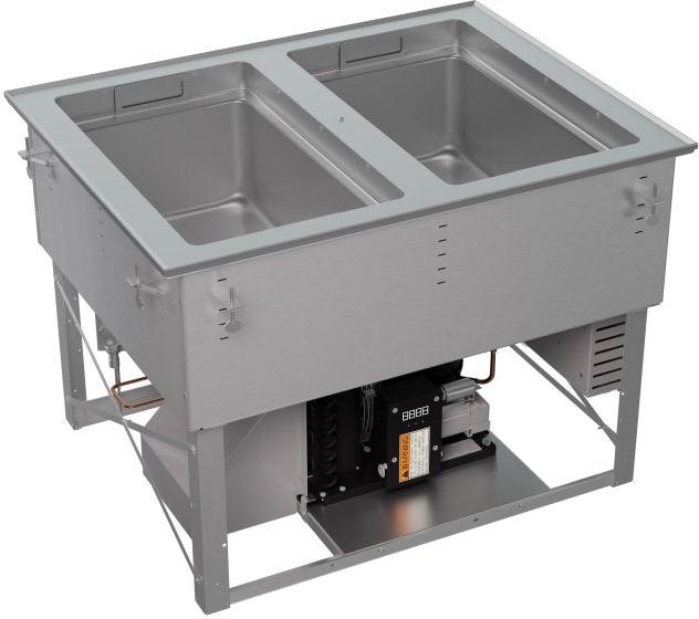 Vollrath - Two-Well 208–240V Hot, Cold, Frozen Drop-In Unit - FC-HCF-02208