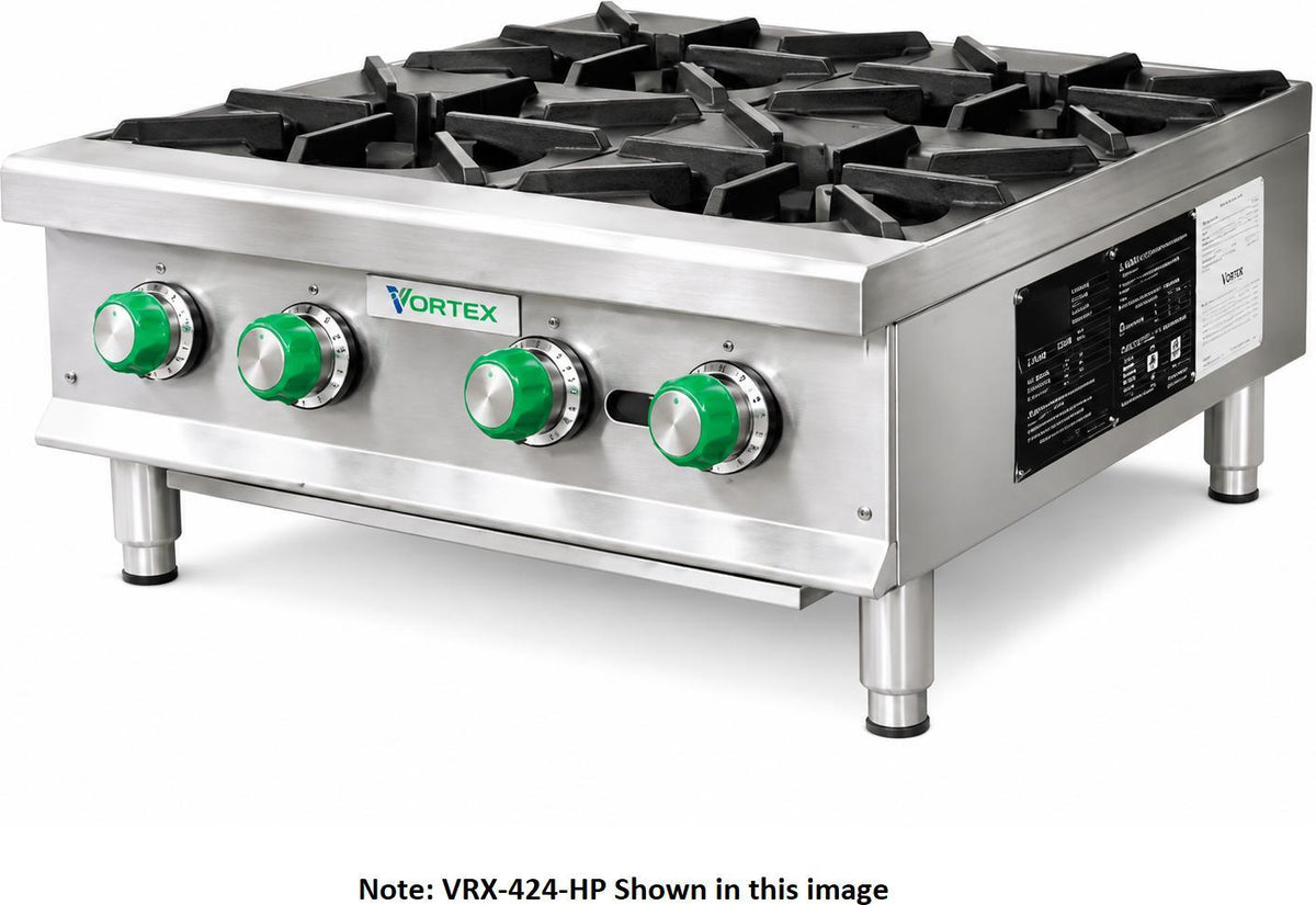 Vortex - 36" 6-Burner Gas Hot Plate - VRX-636-HP