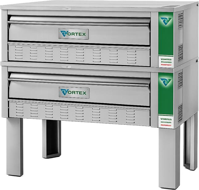 Vortex - 48" Double Stack Gas Pizza Deck Oven - VRX-PO48G-2