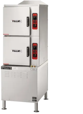 Vulcan - 10-Pan Electric Floor Convection Steamer, Professional Controls - C24ET10-PS
