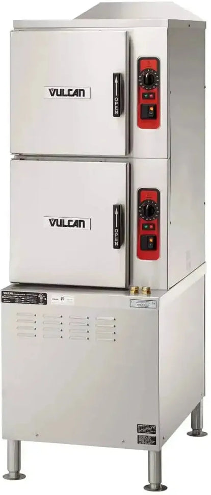 Vulcan - 10-Pan Electric Floor Convection Steamer, Professional Controls - C24ET10-PS