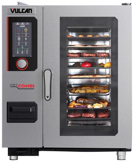 Vulcan - 10 Pan Half Size Electric Combi Oven, 208V - CHEF-101E-208