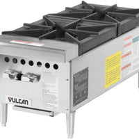 Vulcan - 12" Gas Countertop Hotplate with 2 Burners - VCRH12