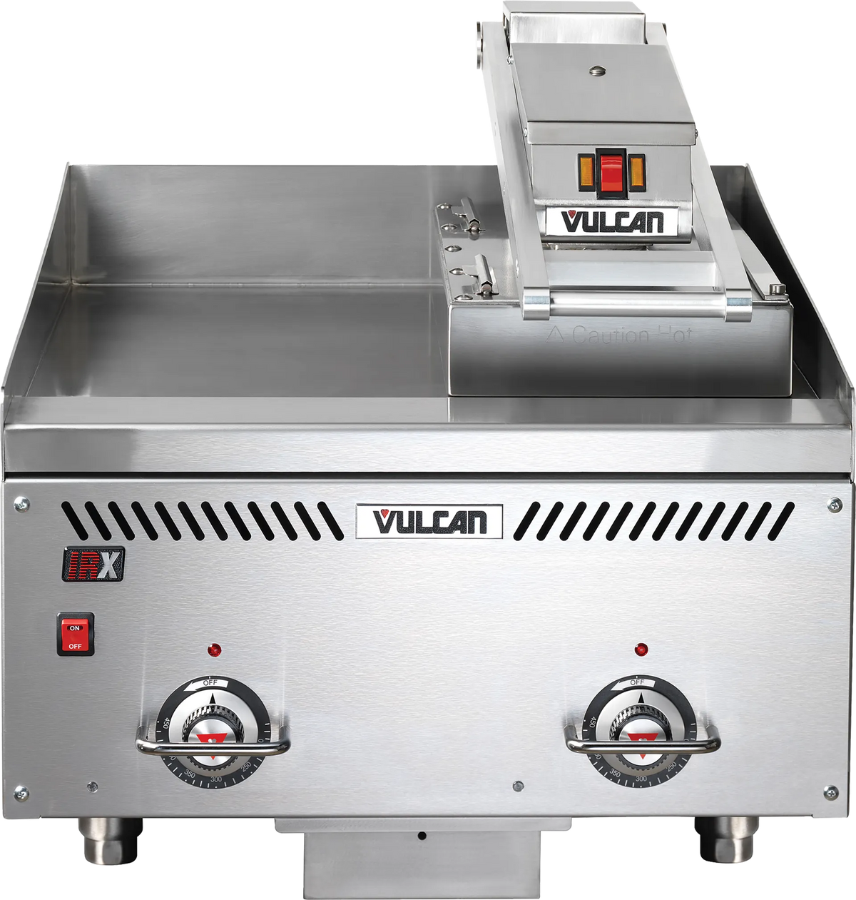Vulcan - 12" Heavy-Duty Clamshell Griddle Top, Composite Plate, 208V, Factory-Mounted - VMCS-201-FM
