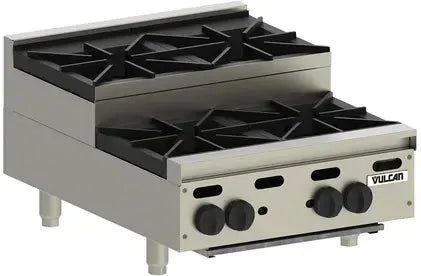 Vulcan - 2 Burners Step Up Countertop Gas Hotplate / Range with Manual Controls - VHP212U