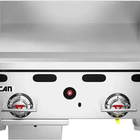 Vulcan - 24" Countertop Gas Griddle with Thermostatic Controls - 924RX