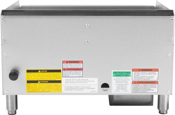 Vulcan - 24" Manual Gas Countertop Griddle - VCRG24-M