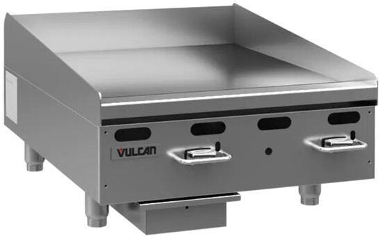 Vulcan - 24" x 24" Deep Manual-Control Gas Griddle, Natural Gas - VMG24-101