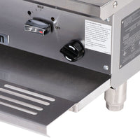 Vulcan - 25.38" Gas Countertop Standard Duty Infrared Charbroiler with Manual Control - VTEC25