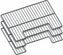 Vulcan - 3 Additional Stainless Steel grab-and-go racks - ADDRACK-ABC3