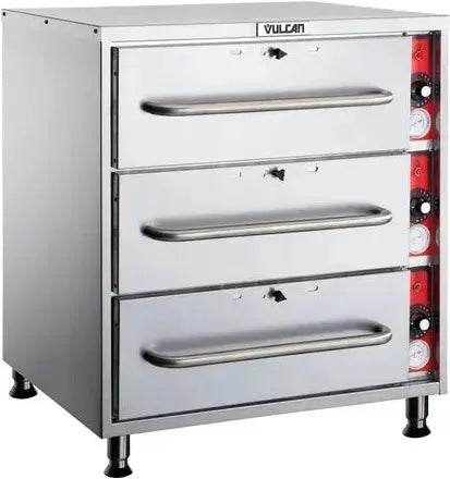 Vulcan - 3-Drawer Commercial Warming Cabinet, 120V - VW3S
