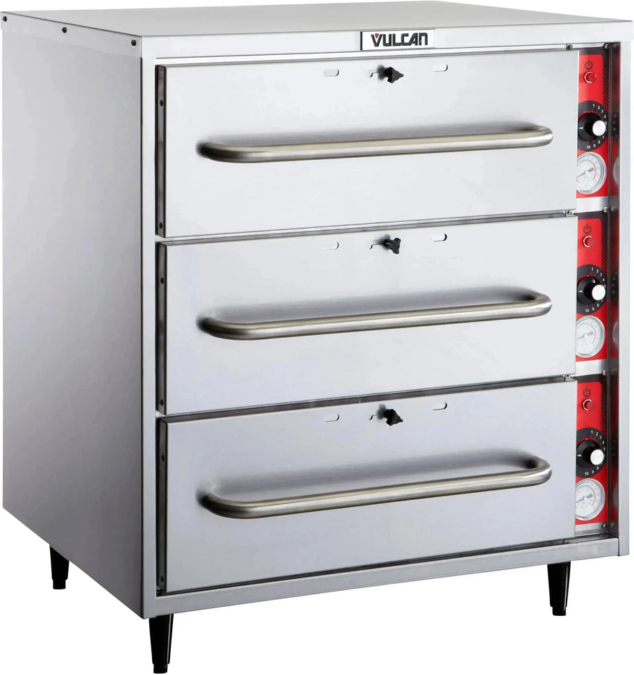 Vulcan - 3-Drawer Commercial Warming Cabinet, 120V - VW3S