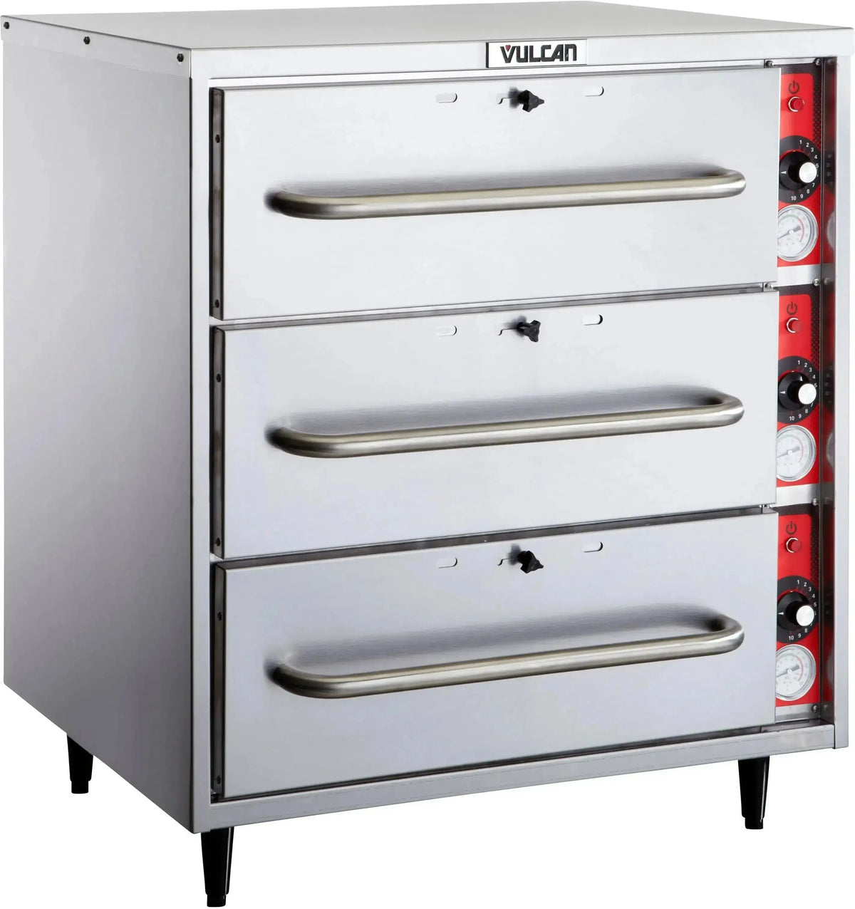 Vulcan - 3-Drawer Commercial Warming Cabinet, 120V - VW3S