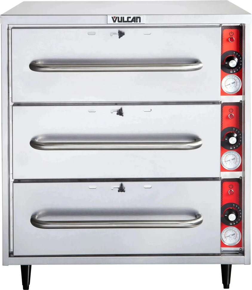 Vulcan - 3-Drawer Commercial Warming Cabinet, 120V - VW3S