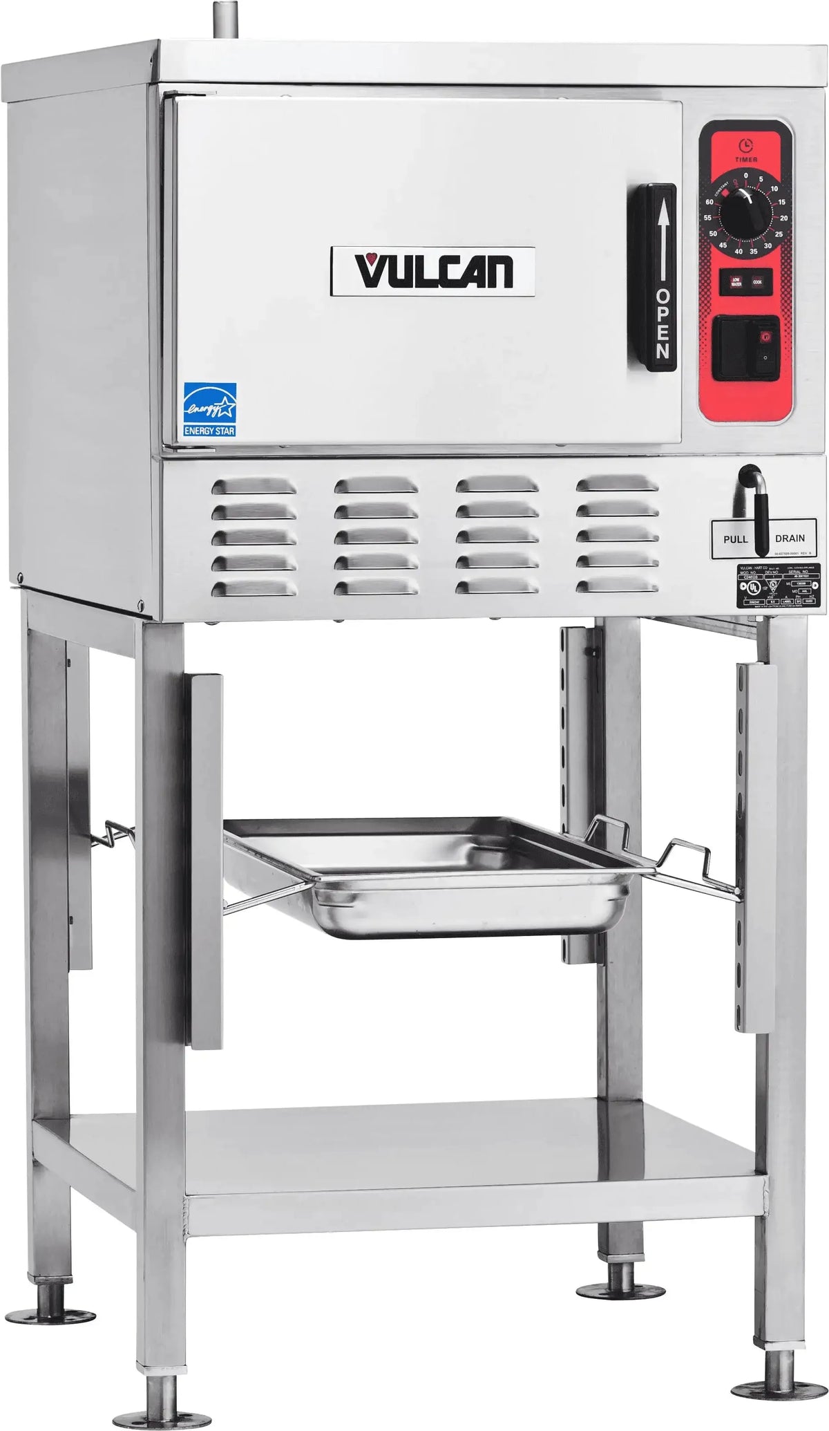 Vulcan - 3 Pan Electric Boilerless/connectionless Steamer (C24EO Series) - C24EO3