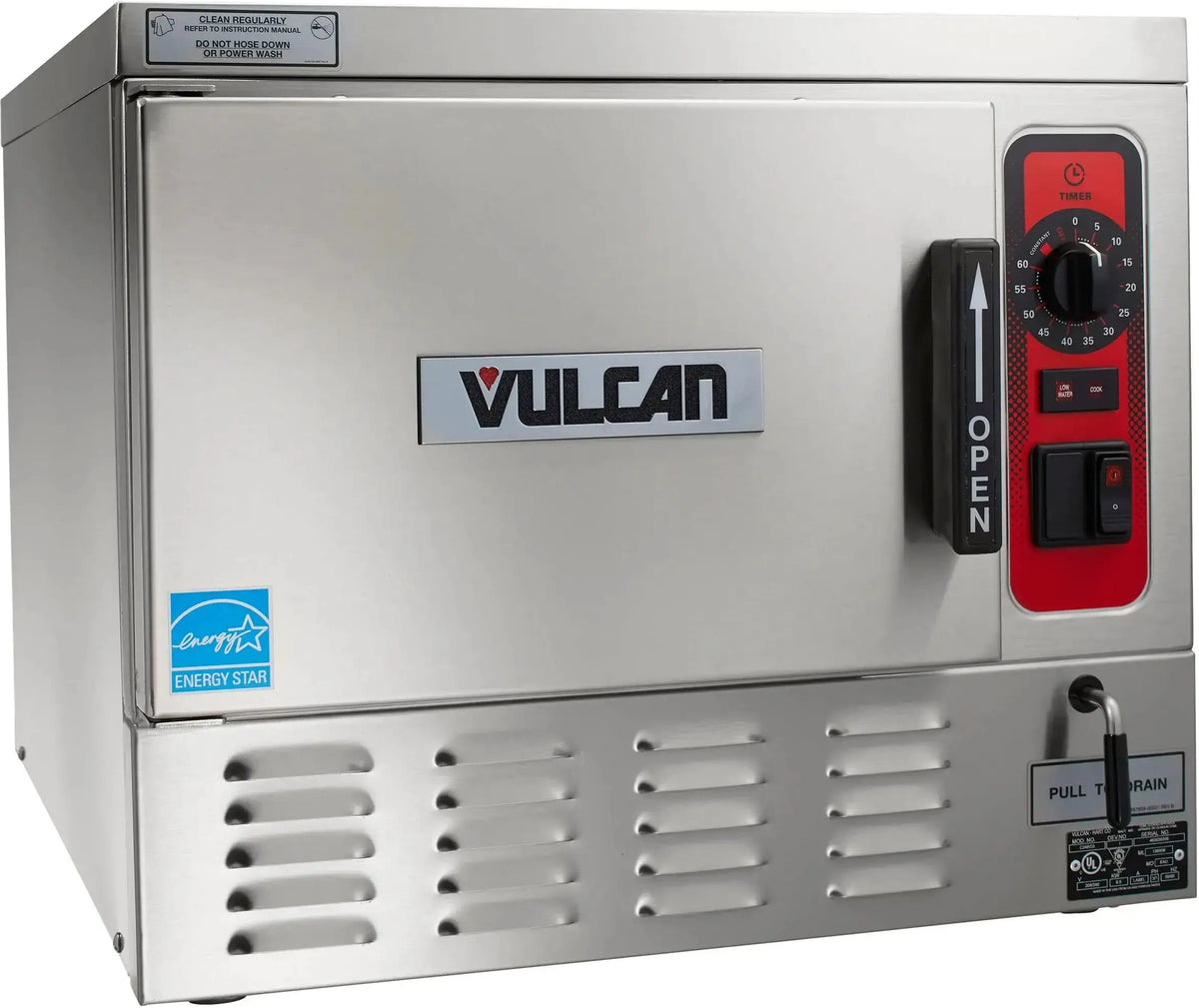 Vulcan - 3 Pan Electric Boilerless/connectionless Steamer (C24EO Series) - C24EO3