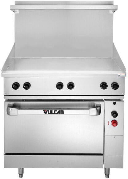 Vulcan - 36" Electric Restaurant Range and Griddle - EV36S-36G208