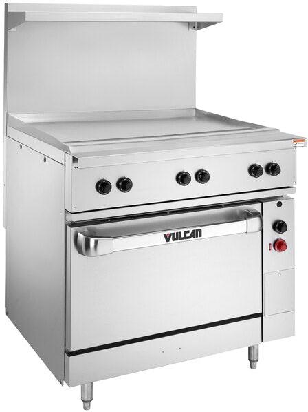Vulcan - 36" Electric Restaurant Range and Griddle - EV36S-36G208
