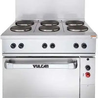 Vulcan - 36" Endurance Electric Range with 3 Hot Tops, Standard Oven, 208V - EV36S-3HT-208
