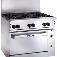 Vulcan - 36" Endurance Gas Range with 6 Burners, Convection Oven - 36C-6B
