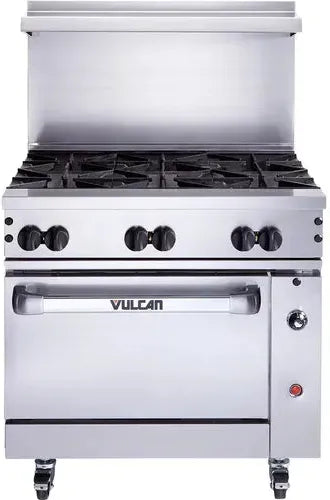 Vulcan - 36" Endurance Gas Range with 6 Burners, Convection Oven - 36C-6B