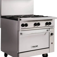 Vulcan - 36" Endurance Gas Range with 6 Burners, Standard Oven - 36S-6B
