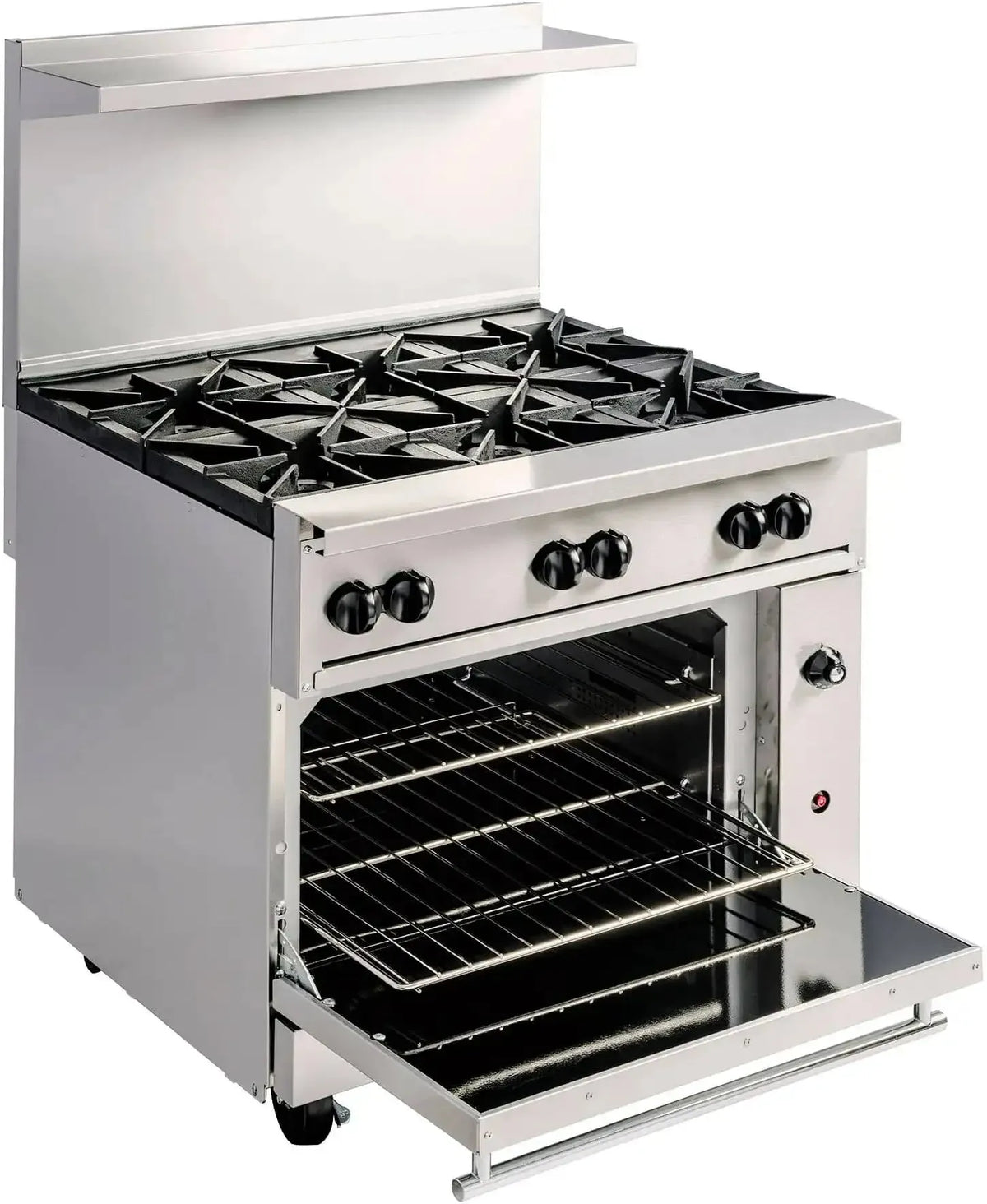 Vulcan - 36" Endurance Gas Range with 6 Burners, Standard Oven - 36S-6B