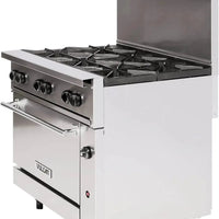 Vulcan - 36" Endurance Gas Range with 6 Burners, Standard Oven - 36S-6B