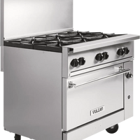 Vulcan - 36" Endurance Gas Range with 6 Burners, Standard Oven - 36S-6B