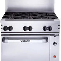 Vulcan - 36" Endurance Gas Range with 6 Burners, Standard Oven - 36S-6B