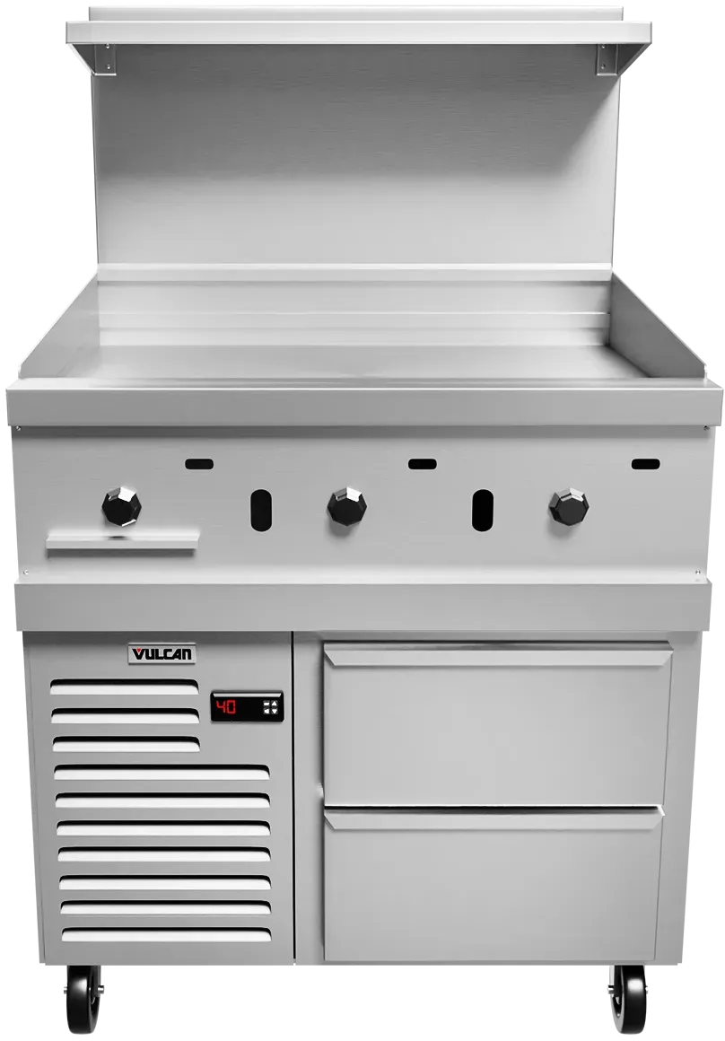 Vulcan - 36" Endurance Natural Gas Range with 36" Thermostatic Griddle - 36R-36GTN