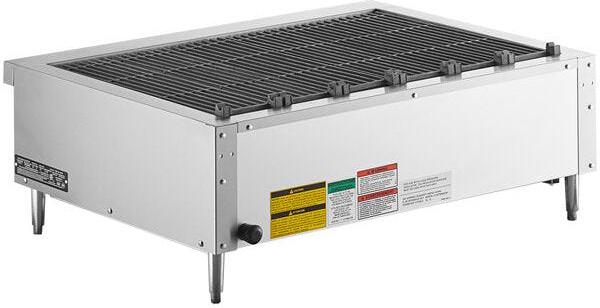 Vulcan - 36" Gas Countertop Charbroiler with 6 Burners - VCRB36