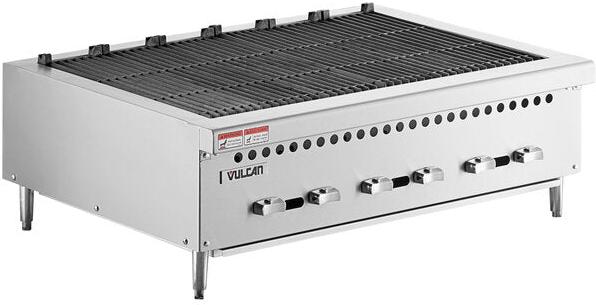 Vulcan - 36" Gas Countertop Charbroiler with 6 Burners - VCRB36