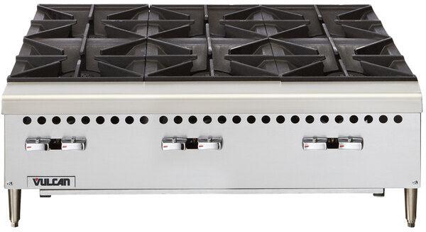 Vulcan - 36" Gas Countertop Hotplate with 6 Burners - VCRH36