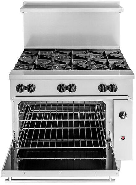 Vulcan - 36" Gas Restaurant Range with 6 Burners with Standard Oven - 36S-6B