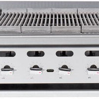Vulcan - 36" Medium-Duty Radiant Charbroiler with 6 Burners, 102,000 BTU - VACB36